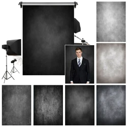 Abstract Gradient Texture Photography Backdrop Black Grey Art Portrait Kids Adults Birthday Party Decoration Photo Background