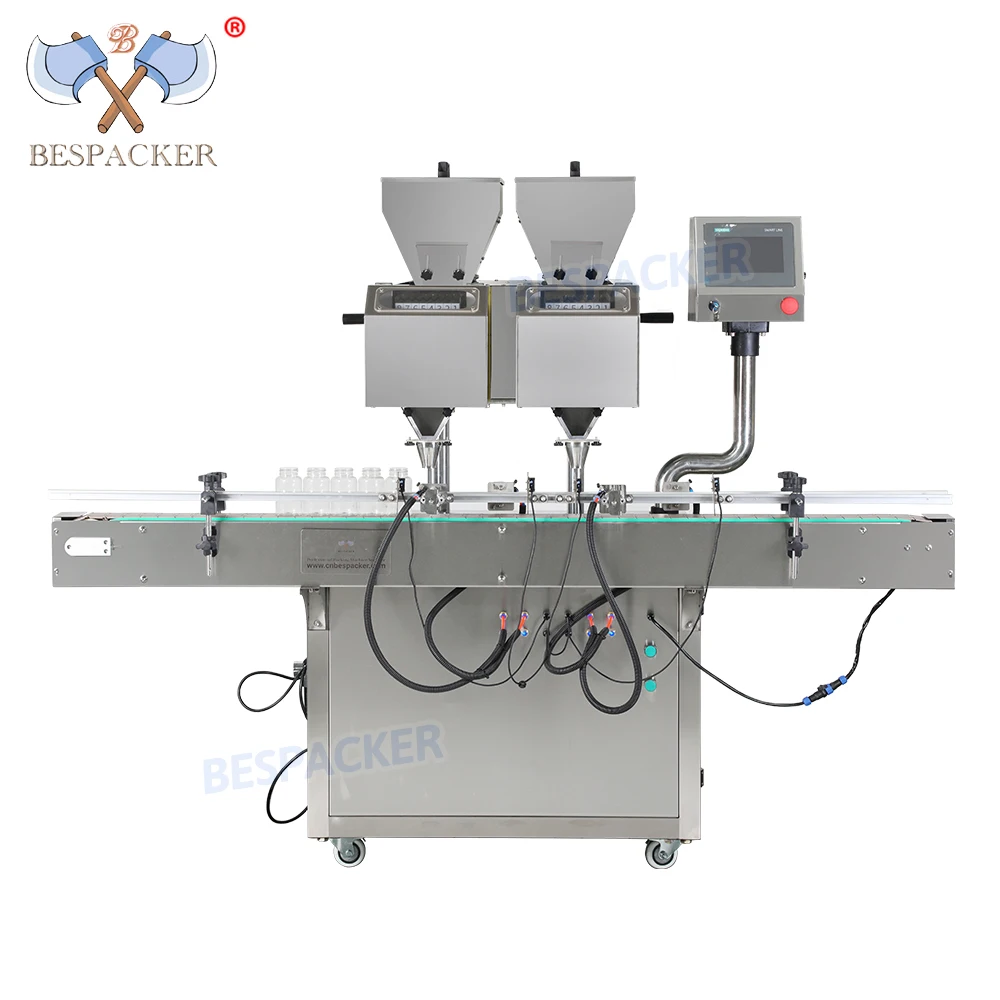 Bespacker XKYL-16 16-lane High Efficiency Automatic Candy Tablets Capsule Counting Machine