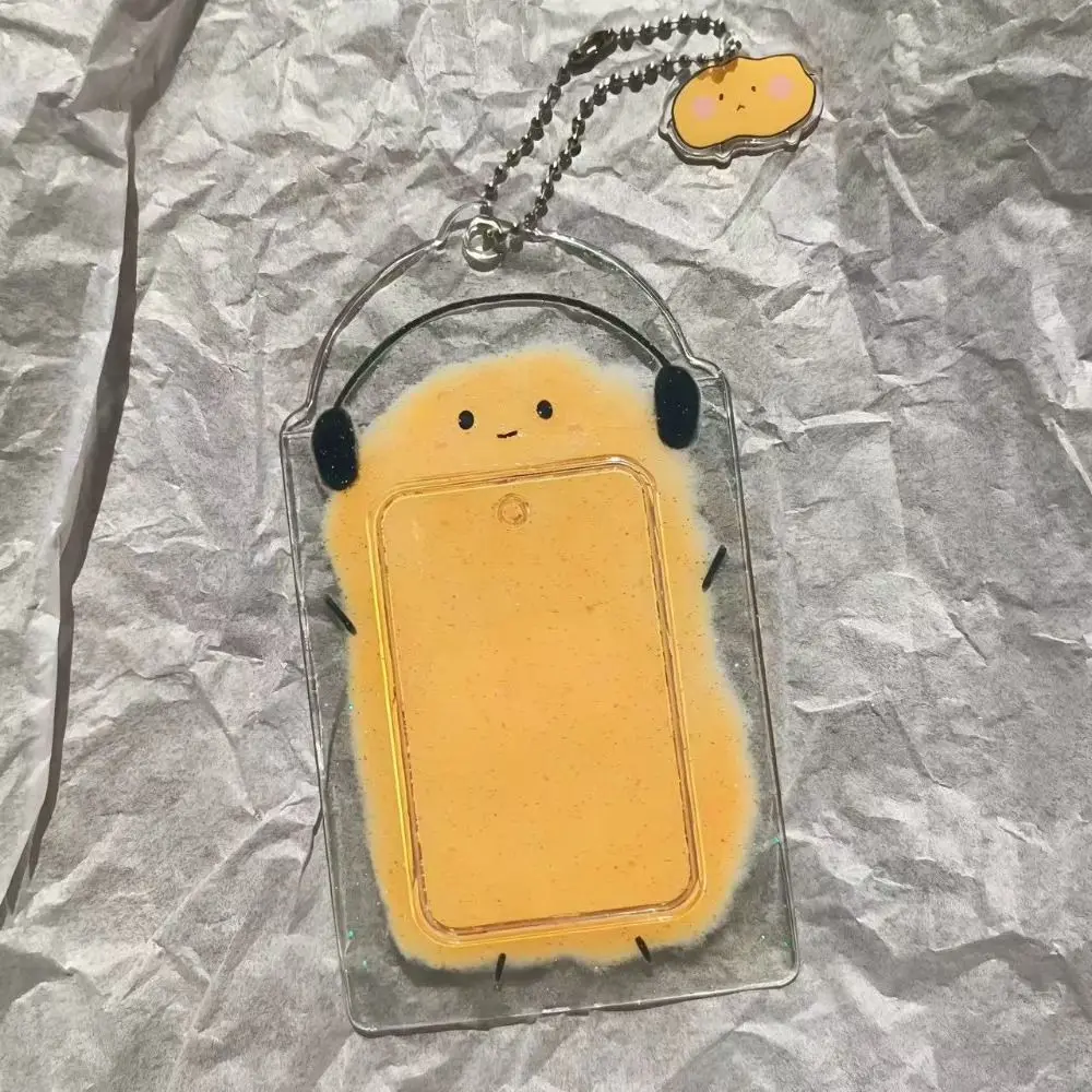 

Креативный держатель для карточек с картофелем, прозрачный ПВХ Kpop Idol, держатель для карт Kawaii с подвеской, защита для удостоверений личности