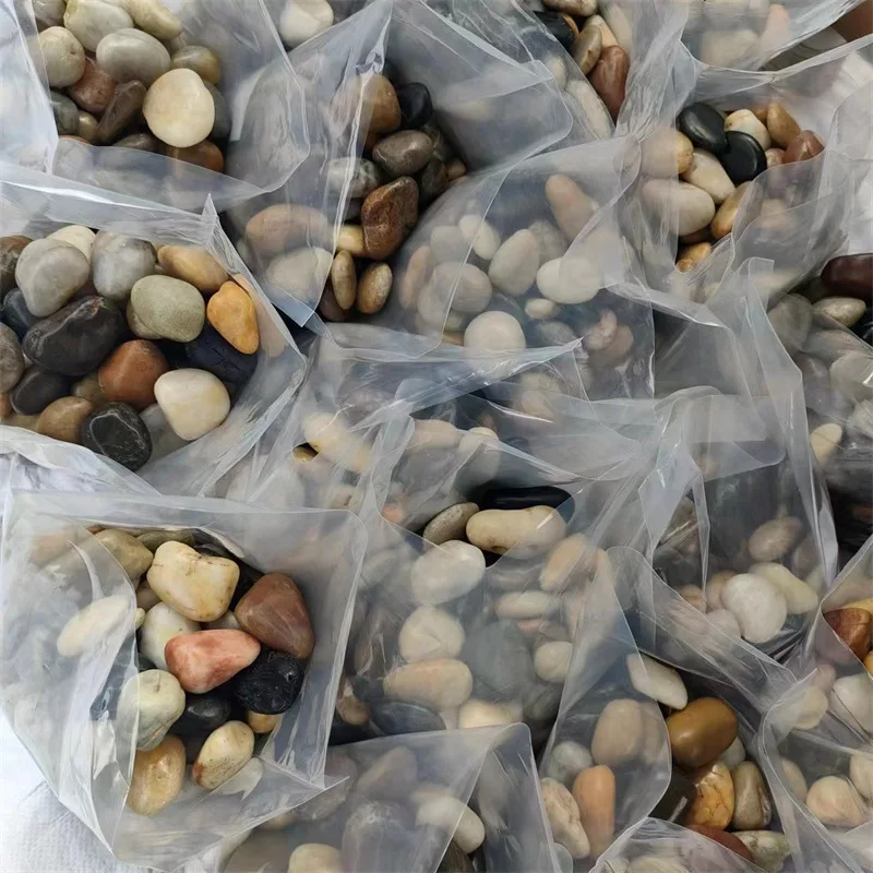 Pebbles, black rain flower stones, small stones, paving , large