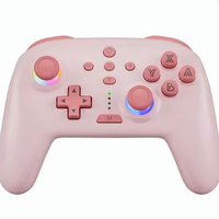 Hall Effective Joystick For Nintendo Switch Pro Wireless Controller PC Macro Programming/Multi-level Vibration/RGB light change