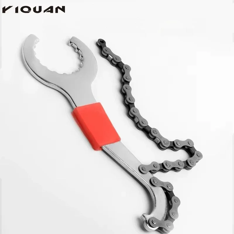 

Bike Chain Spanner Tool Whip Bottom Bracket Repair Flywheel Removing Tail Hook Wrench Maintenance Tools Bicycle Repair Tool