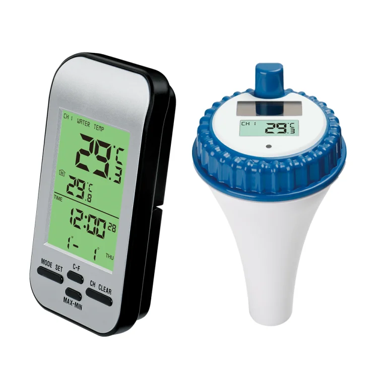 

Wireless Smart Swimming Pool Thermometer with Timer Alarm Clock