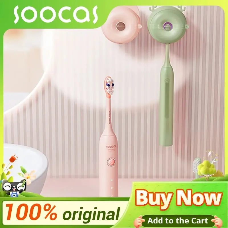 SOOCAS Sonic Electric Toothbrush D3 Smart Ultrasonic Tooth Brush Cleaner Whitening Waterproof and Sanitizer Toothbrush