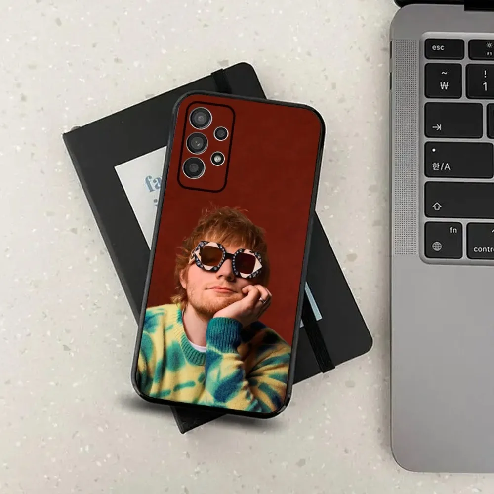 Ed sheeran Singer Phone Case For Samsung Galaxy A13,A21s,A22,A31,A32,A52,A53,A71,A80,A91 Soft Black Cover