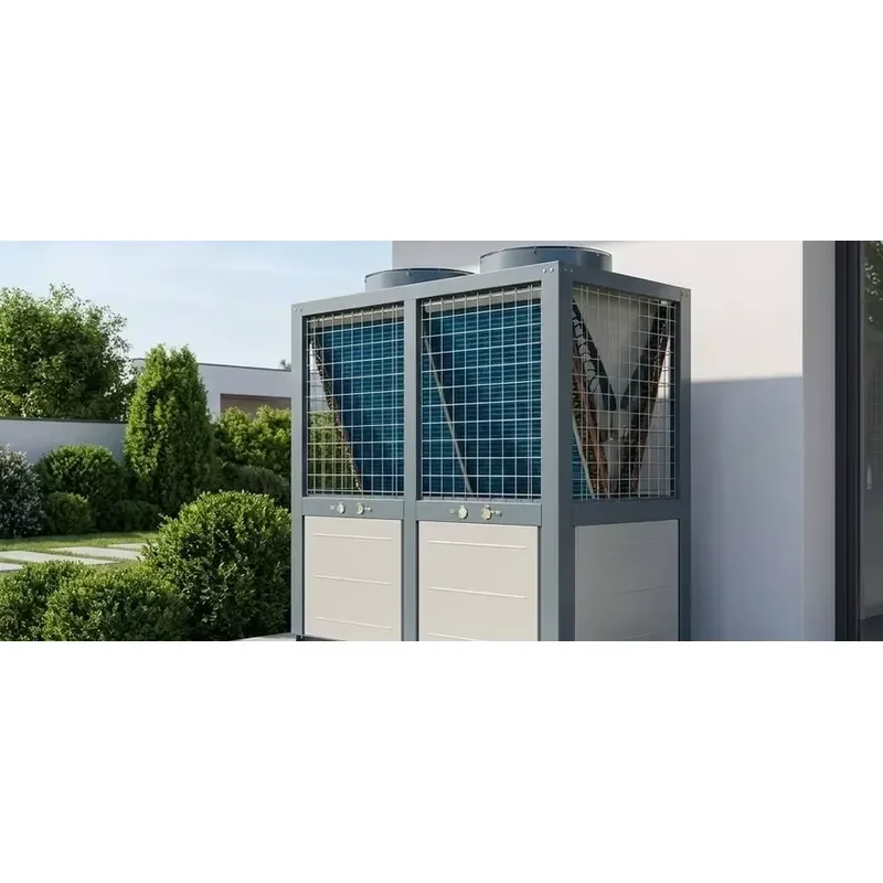15KW EVI DC Inverter Air Source Heat Pump for Swimming Pool R32 High COP Pool Heater for Indoor Public Pool