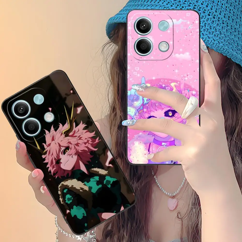 

Чехол для телефона My Hero Academia Mina для Xiaomi Redmi Note 14 13 12 11 A5 3 2 1 Pro Plus 4G 5G с цветной печатью, защитная роскошь