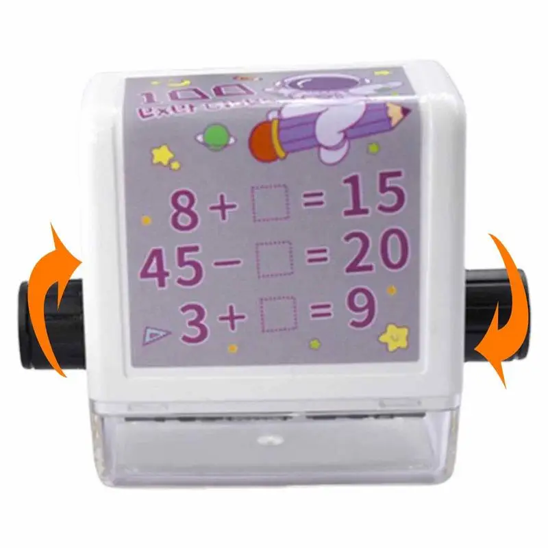 Roller Digital Teaching Stamp Addition And Subtraction Teaching Stamps Math Practice Number Rolling Stamp Addition And