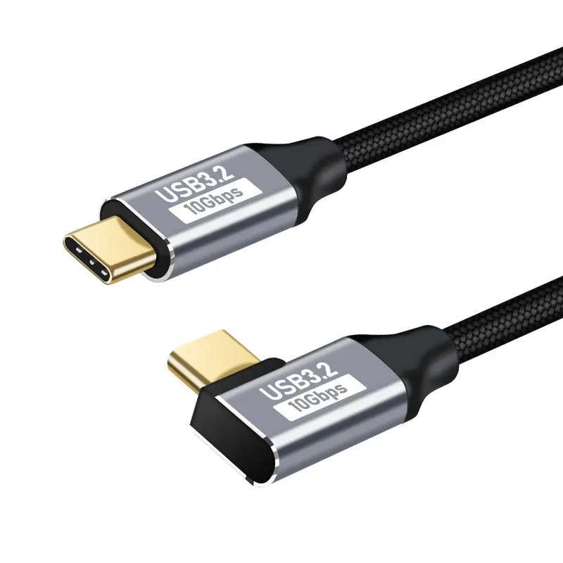 Câble de charge rapide PD 100W 5A USB 3.2 Type C vers Type C 10 Gbit/s 4K@60Hz Câble d'affichage USB C pour Switch, Ordinateur portable, VR, Téléphones