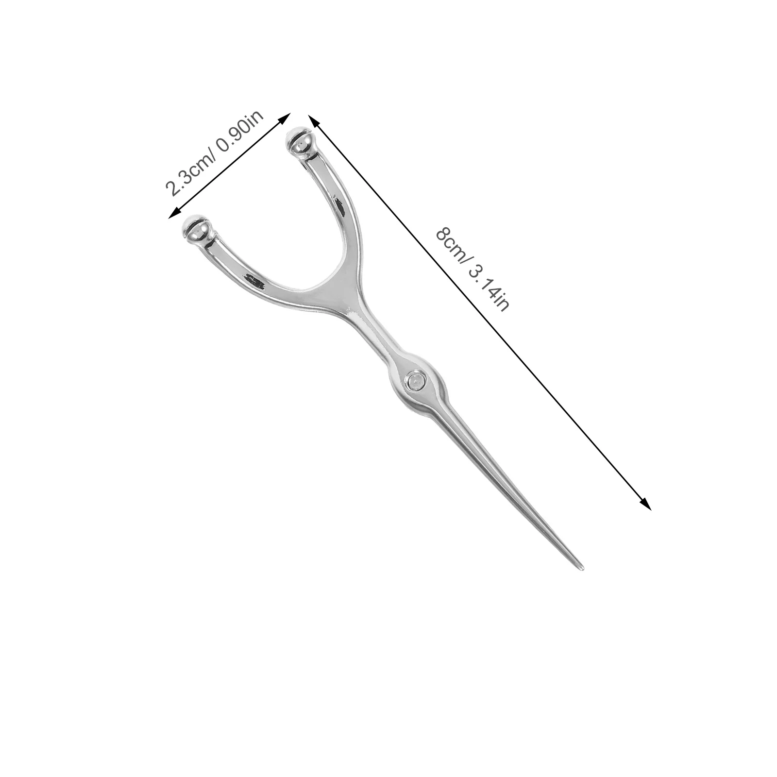 خيط تنظيف الأسنان المحمول من الفولاذ المقاوم للصدأ مسواك قابل لإعادة الاستخدام للسفر والعناية بالفم منظف أسنان معدني مدمج جهاز تنظيف الأسنان الصغير #2