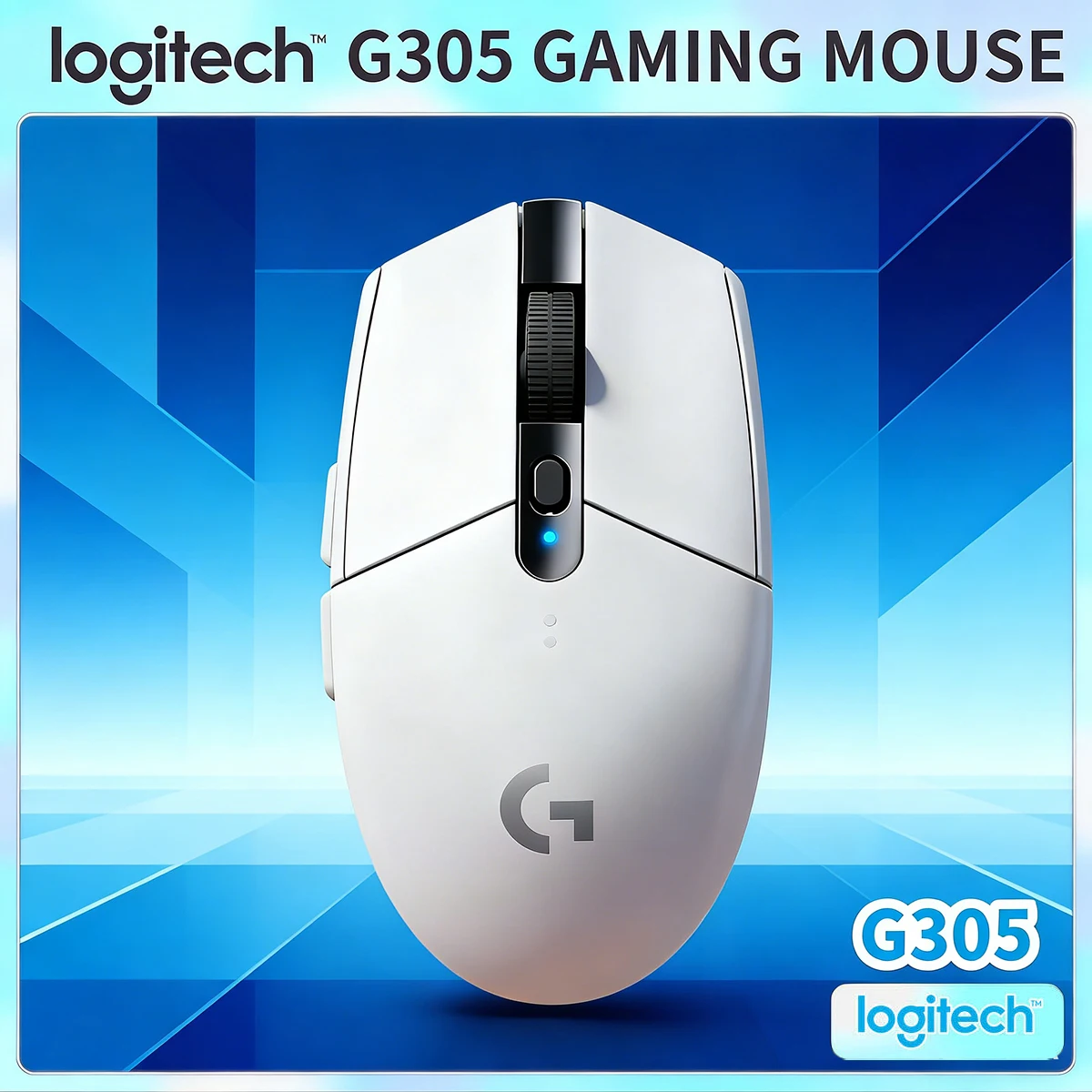 

Беспроводная эргономичная мышь Logitech G304/G305/M402 2.4G для киберспорта, игр, дома и офиса, с адаптером для ПК