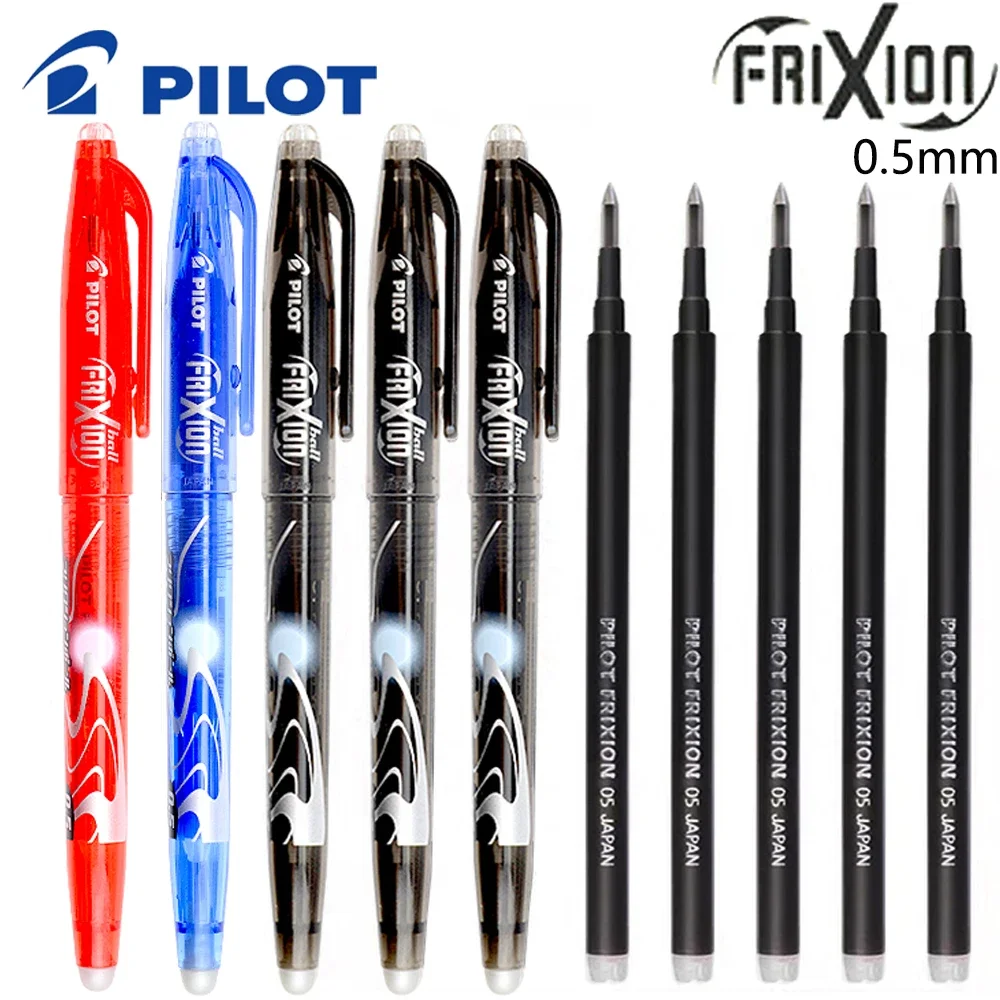 Japan PILOT Frixion Gel Pen LFB-20EF Temperature Controlled Grinding Friction Bullet Tip 0.5mm School Acsesories Back To School