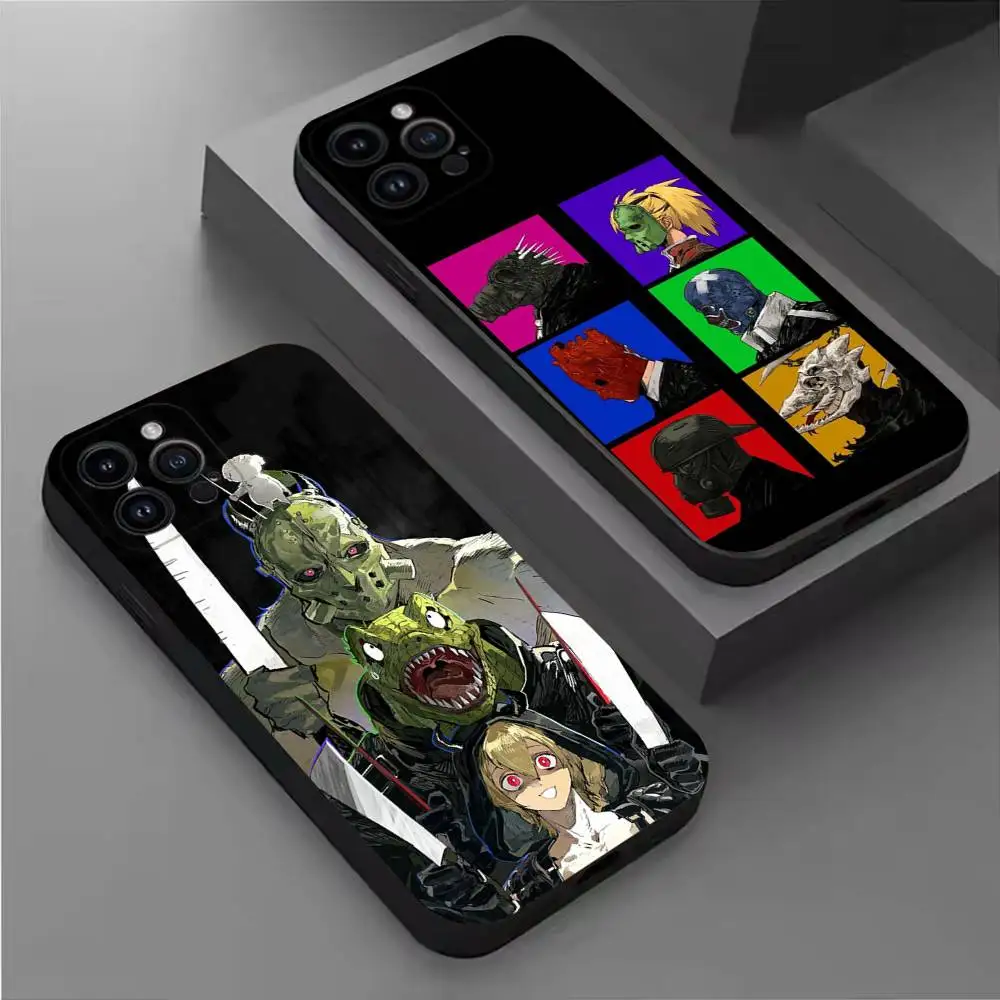 Чехол для телефона Manga D-Dorohedoro для iPhone 17,16,15,14,13,12,11 Plus,Pro Max,XS,X,XR,SE,Mini,8,7,мягкий силиконовый черный чехол
