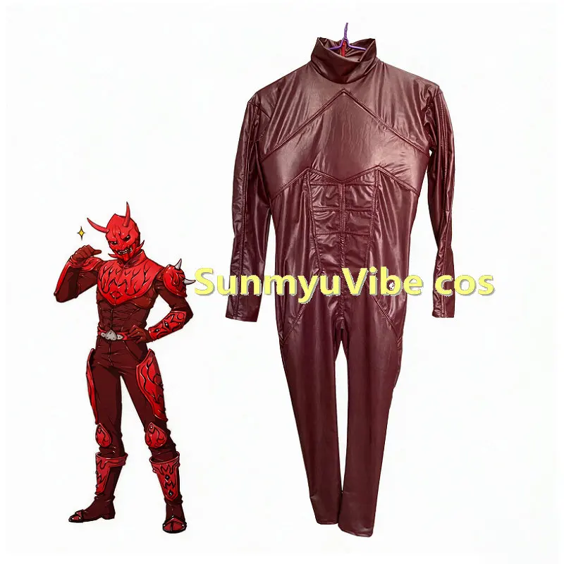 nekocos Rider Den-O Momotaros fullset mask bodysuit armor gloves shoes Cosplay Costume Custom Size