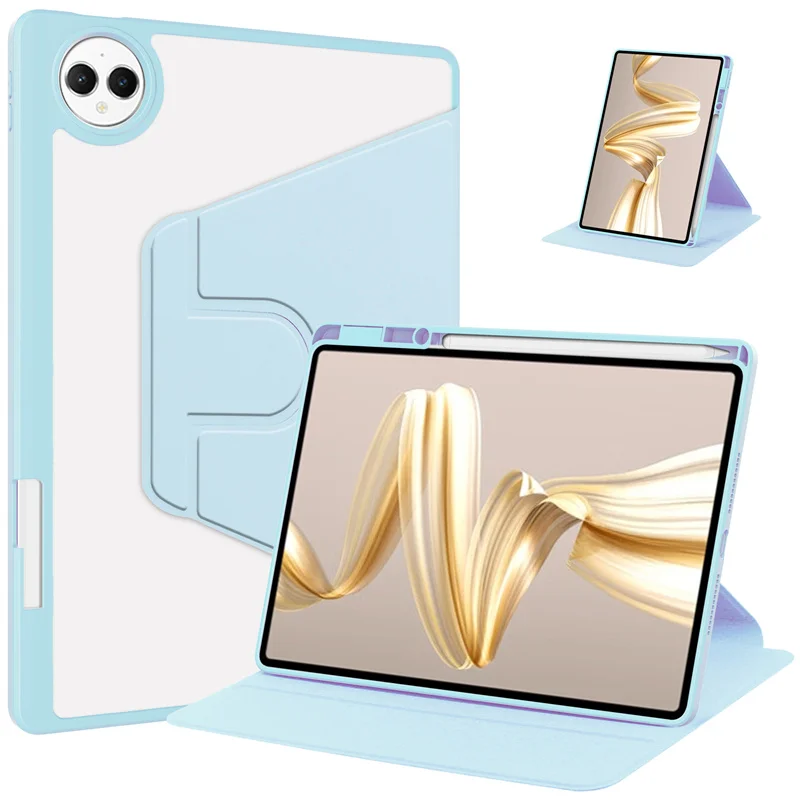 حافظة لهاتف هواوي Matepad Pro 12 2 مع حامل قلم رصاص 360 درجة دوارة من الأكريليك الصلب اللوحي لـ Matepad Pro 12.2 2025 2024