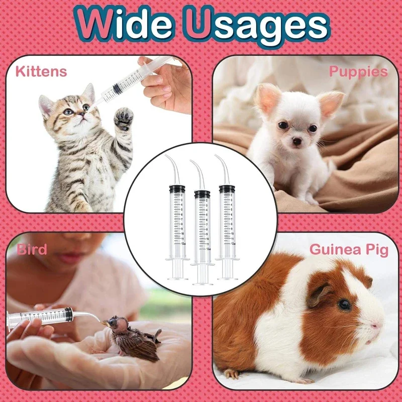 No Needle 12 ml Syringes for Liquid Multipurpose Transparent Plastic Liquid Dispensing Plastic Syringe Oil or Glue Applicator