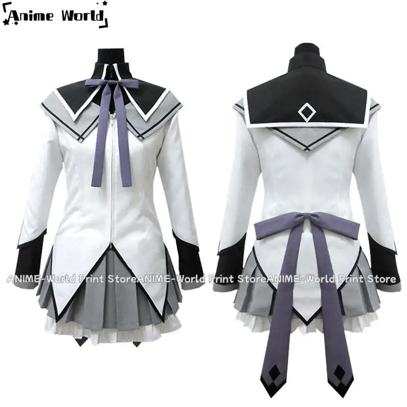 

《Custom Size》Homura Akemi Cosplay Costume Fighting Uniform Halloween Dress Any Size