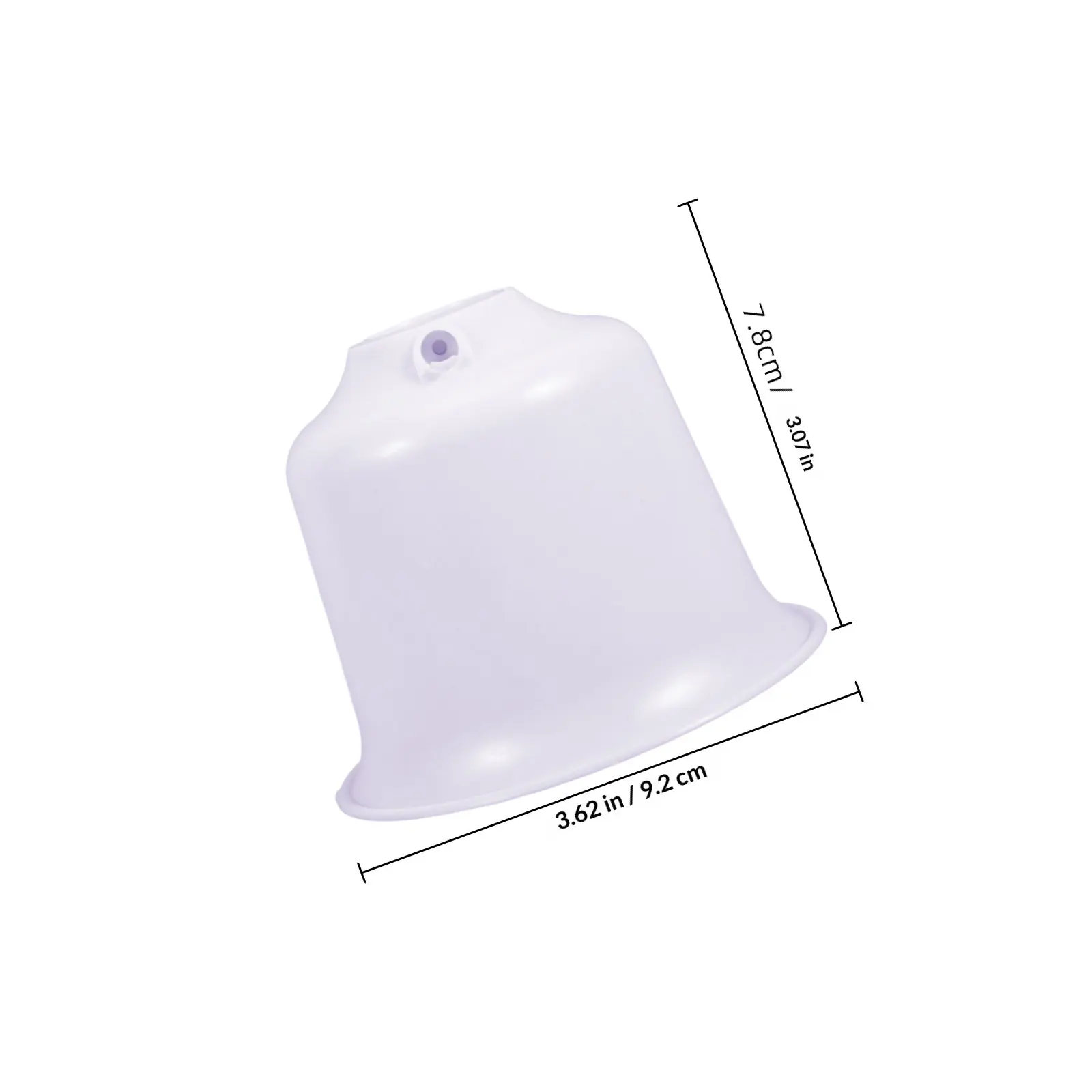 Ceiling Fan Bottom Canopy Plastic Long-Lasting Dust Protection Easy Installation Fan Parts Kit Home Decorations