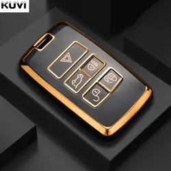 TPU Car Remote Key Case Cover Shell Fob For Land Rover Range Rover Discovery 5 Sport 2018 2019 For Jaguar XEL E-PACE Accessories