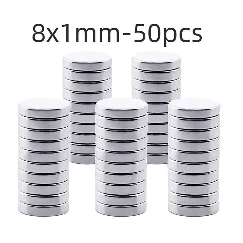 Starke runde Magnete für Kühlschrank, Heimwerken, Projekte, Wissenschaft, Büro 3x1 3x2 5x1 5x2 8x1 8x2