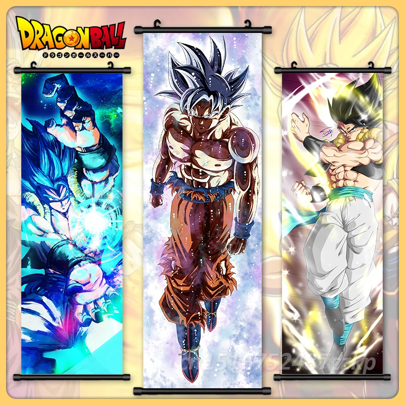 

Home Decoration Dragon Ball Wall Artwork Vegeta Painting Hanging Goku Scrolls Modern Canvas Frieza Print Pictures Anime Poster