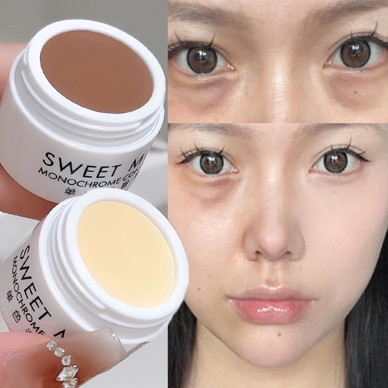 High Coverage Concealer Cream Waterproof Long-lasting Brighten Cover Dark Circles Concealer Multifunction Facial Makeup Cosmetic