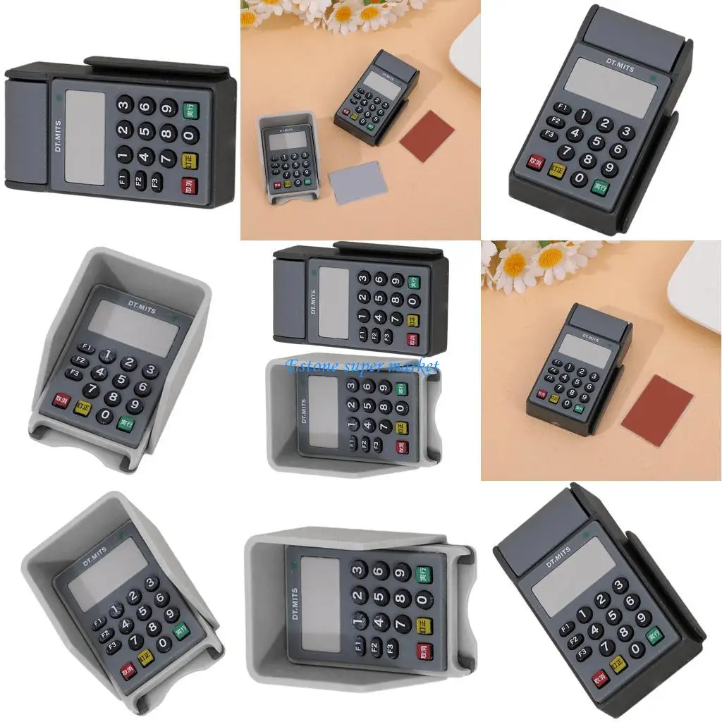 

реалистический аксессуар розничного магазина масштаба 090Б 1/12 с машиной ПОС для творческих расположений дисплея