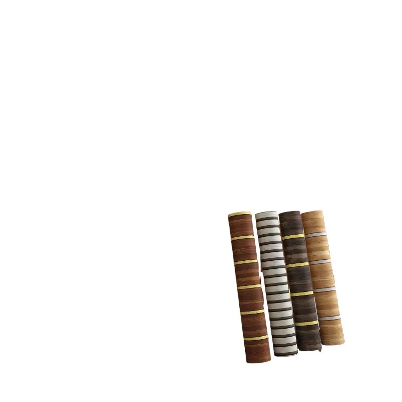 

Wood grain grille wallpaper thickened self adhesive paper home tv background bedroom wall