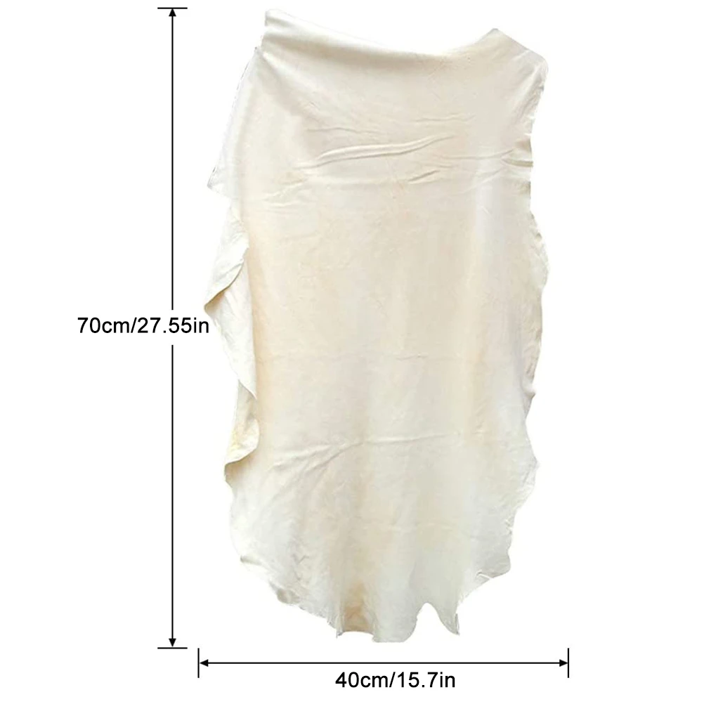 Car Chamois Drying Towel Natural Chamois Cloth for Car Super Absorbent Cleaning Cloth for Car Motorcycle Kitchen Bathroom