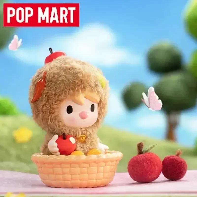 

POP MART Sweet Bean Animal Play Series: Коллекционные фигурки аниме-персонажей для девочек, милые модели, игрушечные куклы, слепая коробка, подарок на день рождения, таинственная коробка