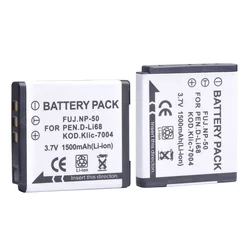NP-50 Lithium Ion Rechargeable Battery for Fuji F60fd F50fd F100fd, Kodak V1073 EasyShareM1033 Zi8 Zi12 PlaySport Digital Camera
