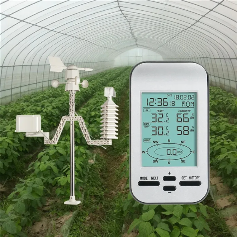 

Беспроводная метеостанция WS0232 для дома с прогнозом погоды и термогигрометром (на английском языке)