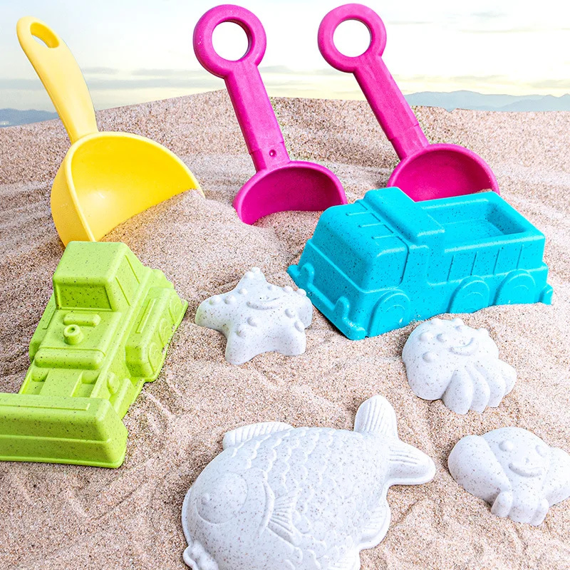 13Pcs Beach Toy Set Sand Molde Tools Set Summer Play Sand Tools Straw Children Summer Toys Kids Sandbox Set Kit Children Set