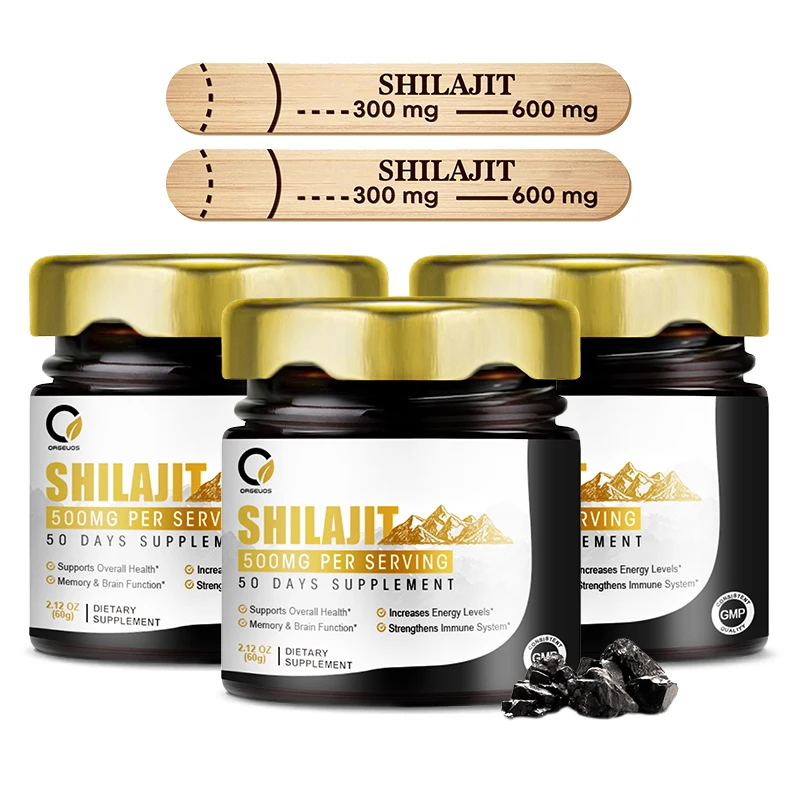 Pure Original Shilajit Resin Are Enriched With 50+ Natural Fulvic Acids And 85+ Trace Minerals To Aid Muscle Recovery stamina