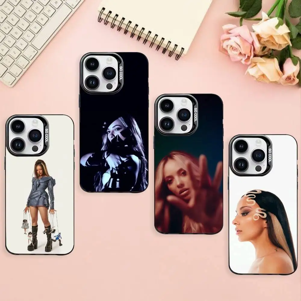 

Jade Thirlwall Mobile Phone Case For iPhone17,16,15,14,13,12,11 Plus,Pro Max Black Border Silver Plated Cover