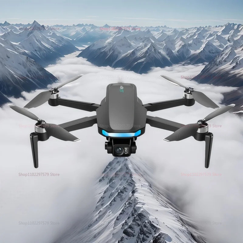 S-X1 Drone with Large Screen 3-Axis Gimbal 5G GPS 8K HD EIS Camera Quadcopter Anti-Shake Aerial Photography And Videography Gift