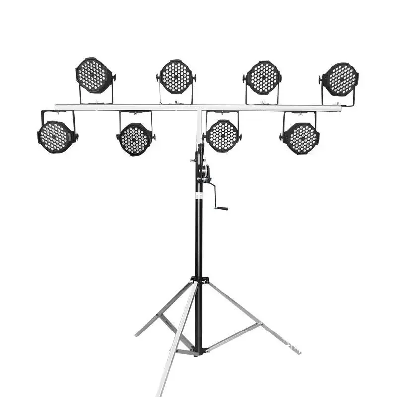 7-color stage lighting equipment, small, medium and large wedding bar performances led par lights