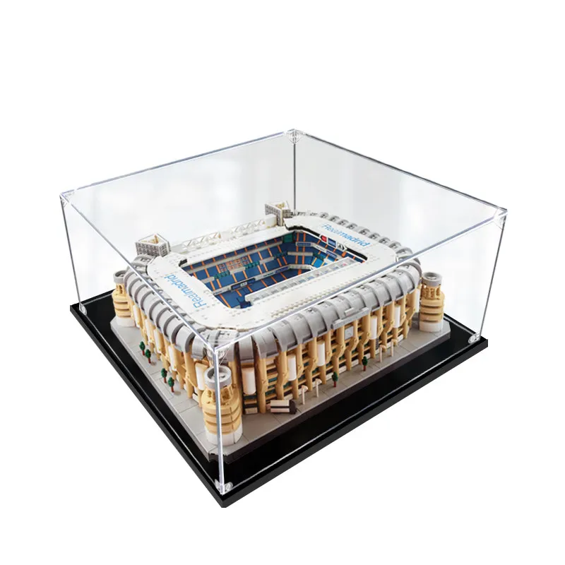 

Acrylic display box is suitable for Lego 10299 Bernabeu Stadium transparent dust cover .50x45x20cm does not contain toys