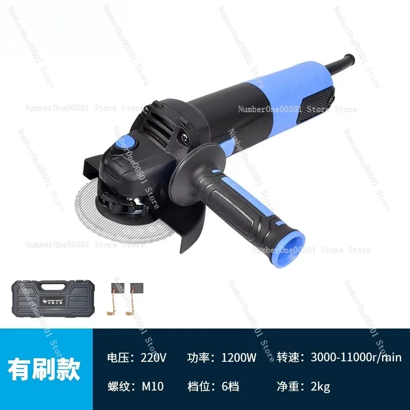 High Power Angle Grinder Handheld Stone Polisher For Slab Edge Cutting Grooving Tool