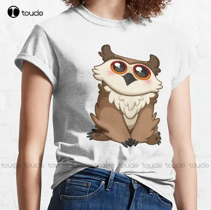 Adorable Owlbear - Cute D Adventures Classic T-Shirt Mens Compression Shirt Cotton Outdoor Simple Vintag Casual Tee Shirts New