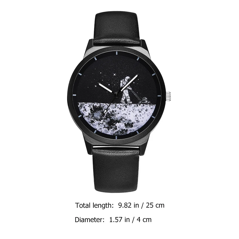 ساعة رجالية للساعة مع حزام ساعة يد للرجال وحزام عرض كلاسيكي هدية لمهرجان العطلات