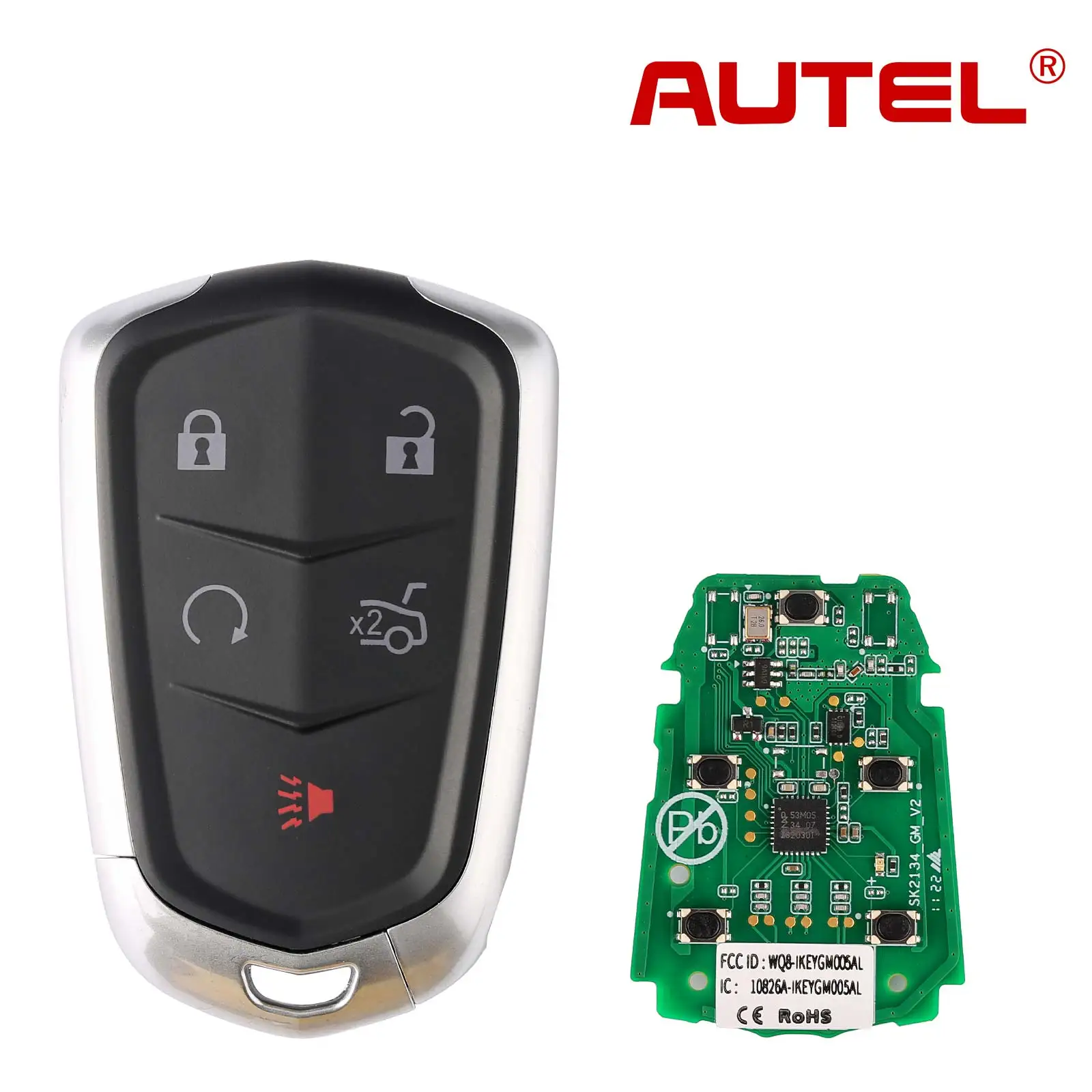 5PCS AUTEL Universal Smart Key Premium Style for Ford/VW/Chrysler/GM/Honda/Hyundai/Nissan Used with MaxiIM KM100 IM508 IM608 PRO