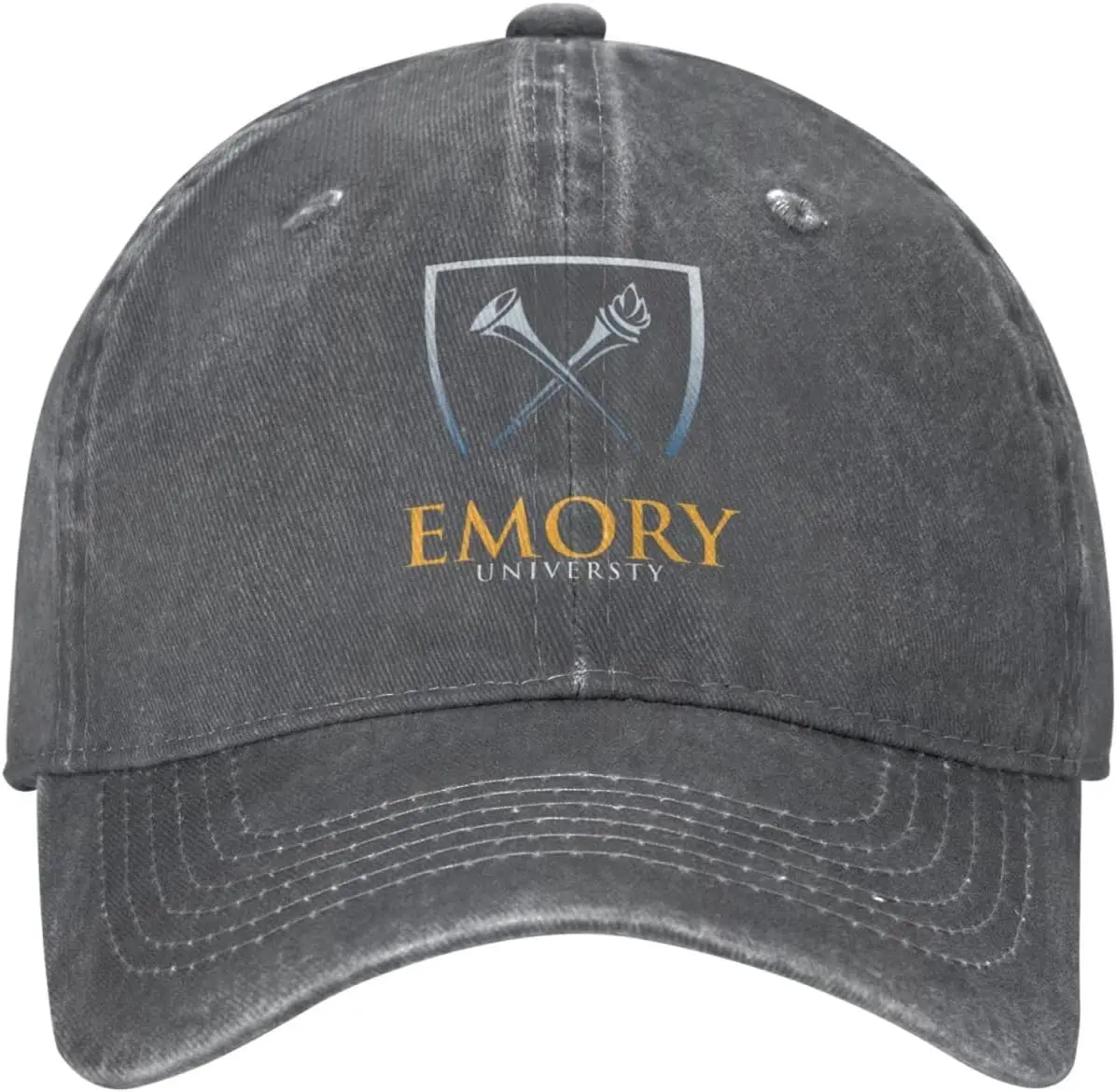 Emory University Hat Adjustable Baseball Cap Cotton Cowboy Hat, Fashionable for Man Woman