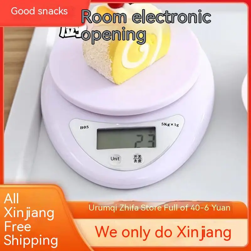 5kg/1g Portable Digital Food Scale LED Electronic Scales Postal Food Balance Measuring Weight Kitchen LED Electronic Food Scales