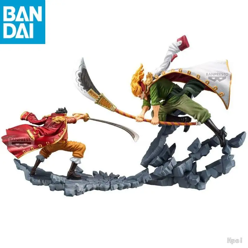 

Bandai Namco Banpresto In Stock One Piece Edward Newgate Vs Gol d roger Special Ver Pvc Anim Figure Model Collector Toy Gift