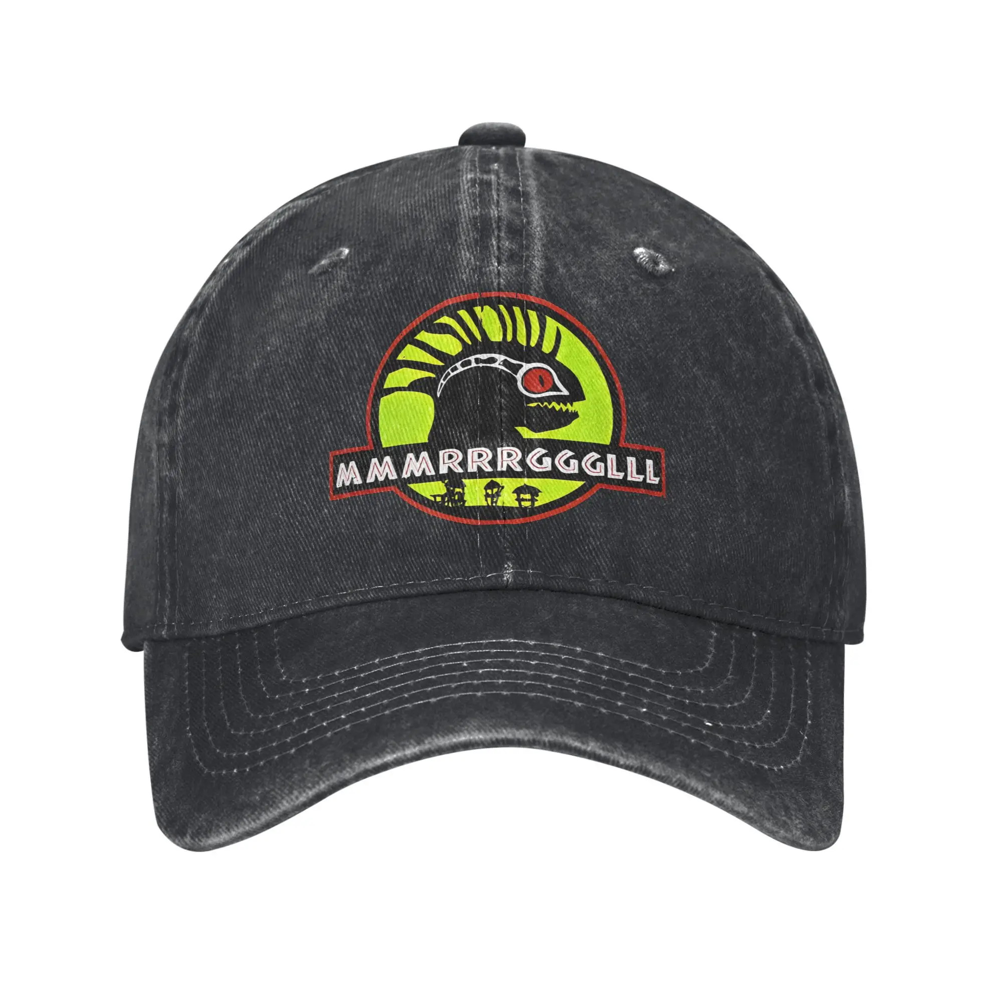 

Murloc Park World of Warcraft Baseball Cap Sun Outdoor Gym Sunscreen Washed Trucker Hat Women Men Classic Design Baseball Caps