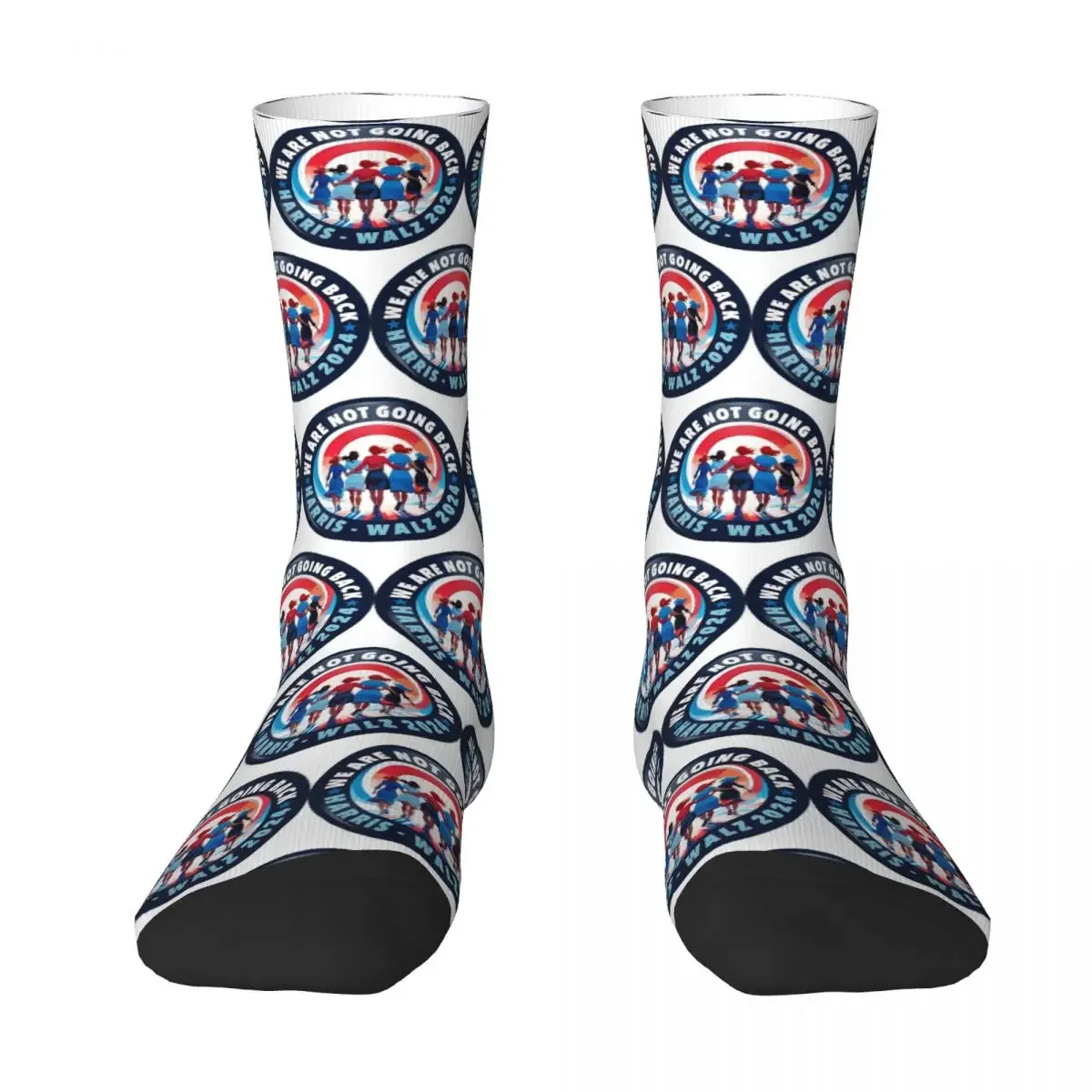 

We Are Not Going Back Like Ever Kamala Harris 2024 President Socks Harajuku Stockings All Season Long Socks for Unisex Present