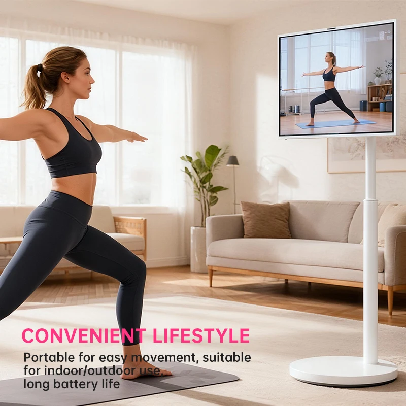 Portable Smart TV Manufacturer 24-Inch  with Full HD 1080p 10-Point Touch Screen 128GB