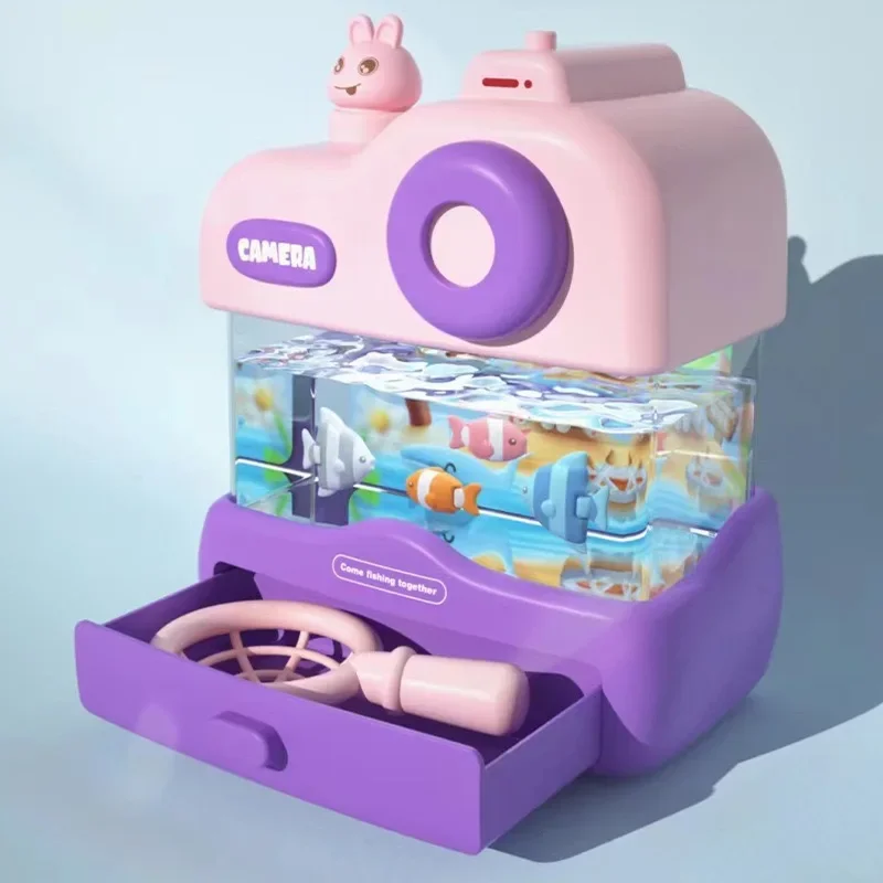 Neue Simulation Elektrische Fische Tank Spielzeug Interessante Kinder lampe licht Aquarium Angeln Spielen Spielzeug Interaktive Spiel Kinder Geschenk