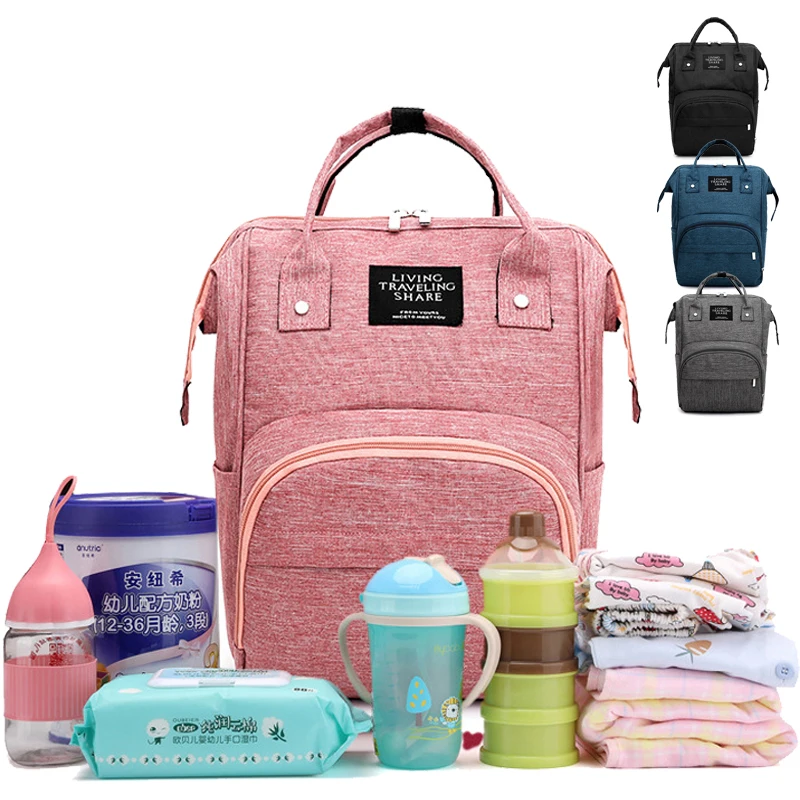 

Mummy Bag Diaper Bag Backpack For Mom Organizer For Stroller Nappy Bag A Layer Multifunctional Stuff Babies Bags Backpack Pram